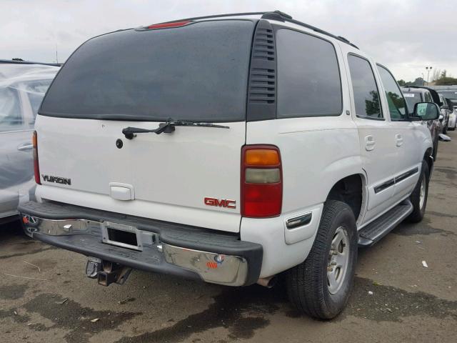 1GKEC13T91R151171 - 2001 GMC YUKON WHITE photo 4