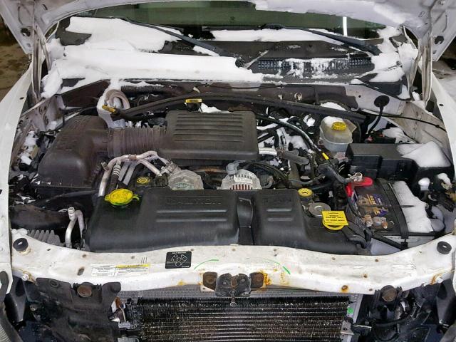 1B7HL38N32S637015 - 2002 DODGE DAKOTA QUA WHITE photo 7