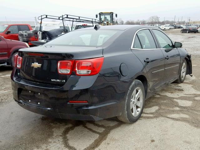 1G11B5SL0EF211330 - 2014 CHEVROLET MALIBU LS BLACK photo 4