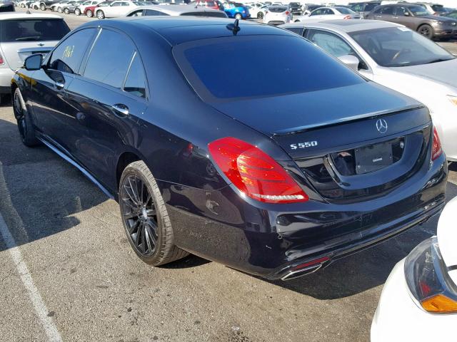 WDDUG8CB0FA152457 - 2015 MERCEDES-BENZ S 550 BLACK photo 3