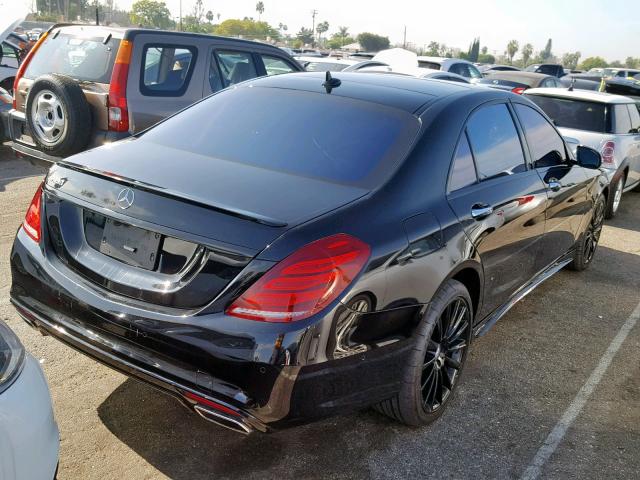 WDDUG8CB0FA152457 - 2015 MERCEDES-BENZ S 550 BLACK photo 4