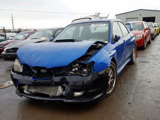 JF1GD79636G522730 - 2006 SUBARU IMPREZA WR BLUE photo 2