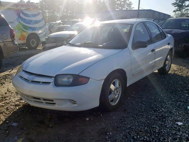 1G1JF52F547317375 - 2004 CHEVROLET CAVALIER L WHITE photo 2