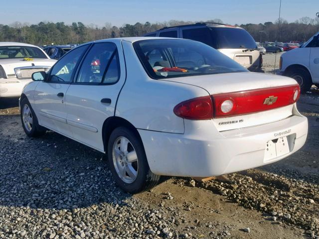 1G1JF52F547317375 - 2004 CHEVROLET CAVALIER L WHITE photo 3