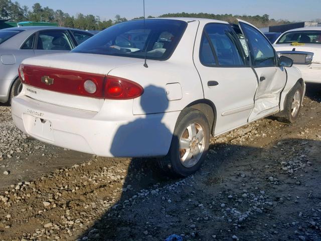 1G1JF52F547317375 - 2004 CHEVROLET CAVALIER L WHITE photo 4