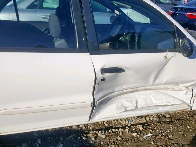 1G1JF52F547317375 - 2004 CHEVROLET CAVALIER L WHITE photo 9