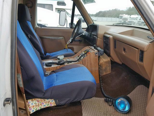 1FDKF37M3MNA31619 - 1991 FORD F350 BLUE photo 6