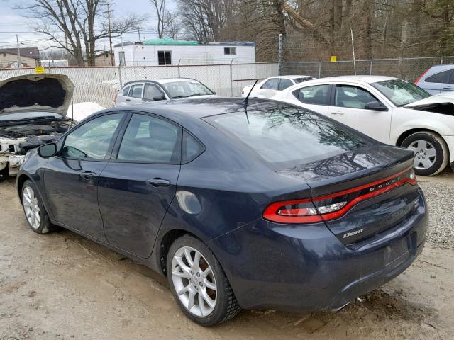 1C3CDFBH6DD185245 - 2013 DODGE DART SXT GRAY photo 3