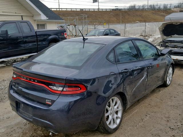 1C3CDFBH6DD185245 - 2013 DODGE DART SXT GRAY photo 4