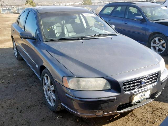 YV1RS592462520471 - 2006 VOLVO S60 2.5T GRAY photo 1