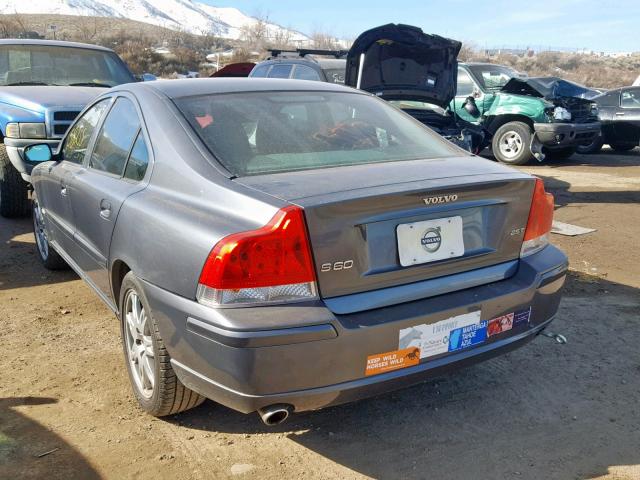 YV1RS592462520471 - 2006 VOLVO S60 2.5T GRAY photo 3