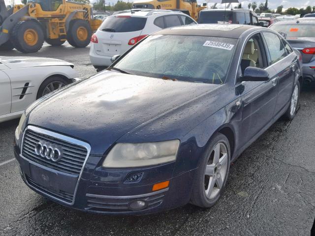 WAUDG74F05N098040 - 2005 AUDI A6 3.2 QUA BLUE photo 2