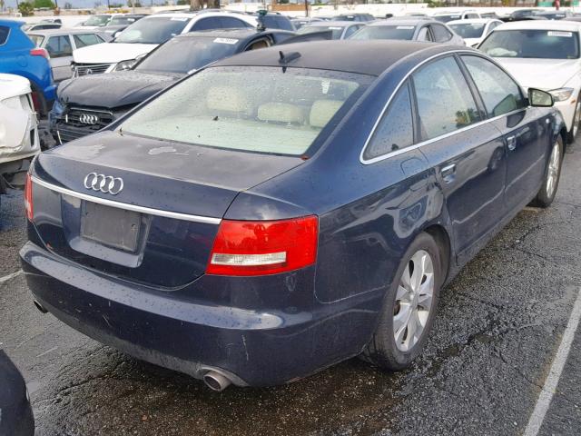 WAUDG74F05N098040 - 2005 AUDI A6 3.2 QUA BLUE photo 4