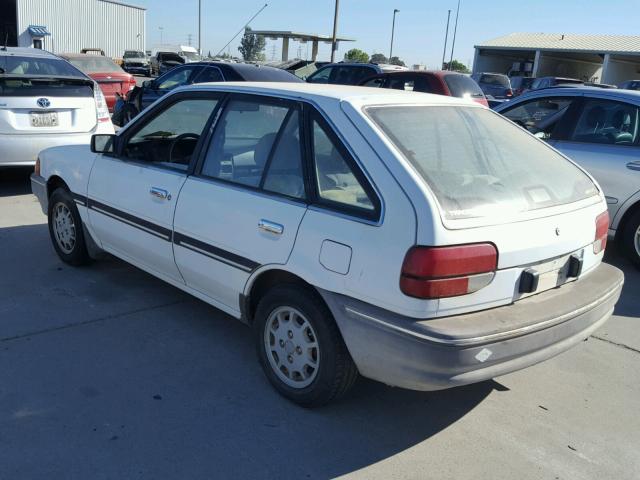 3MABM1255KR625458 - 1989 MERCURY TRACER WHITE photo 3