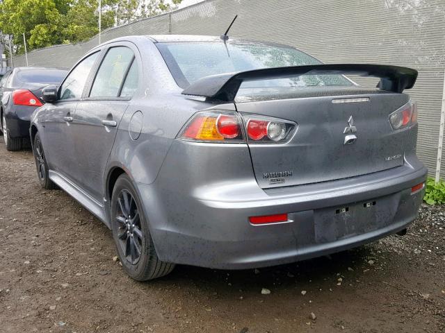 JA32U2FU2HU010406 - 2017 MITSUBISHI LANCER ES GRAY photo 3