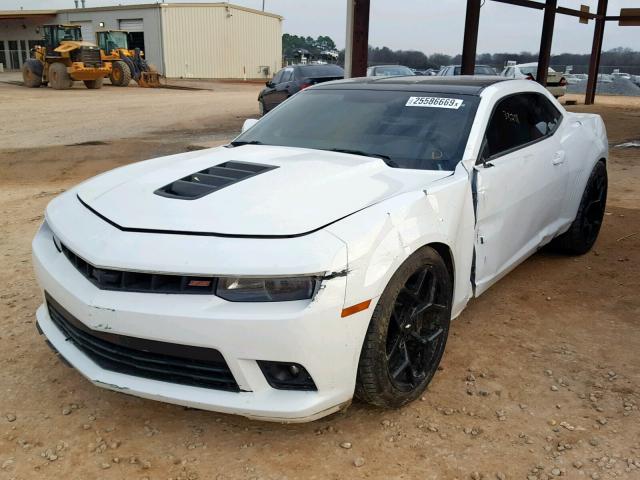 2G1FT1EWXE9261341 - 2014 CHEVROLET CAMARO 2SS WHITE photo 2