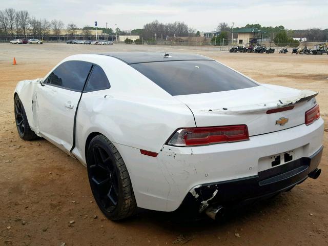 2G1FT1EWXE9261341 - 2014 CHEVROLET CAMARO 2SS WHITE photo 3