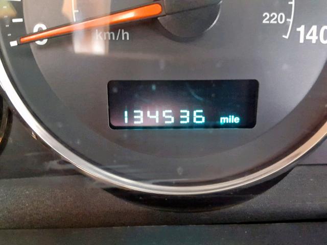 1J8HH58N46C214854 - 2006 JEEP COMMANDER BLACK photo 8