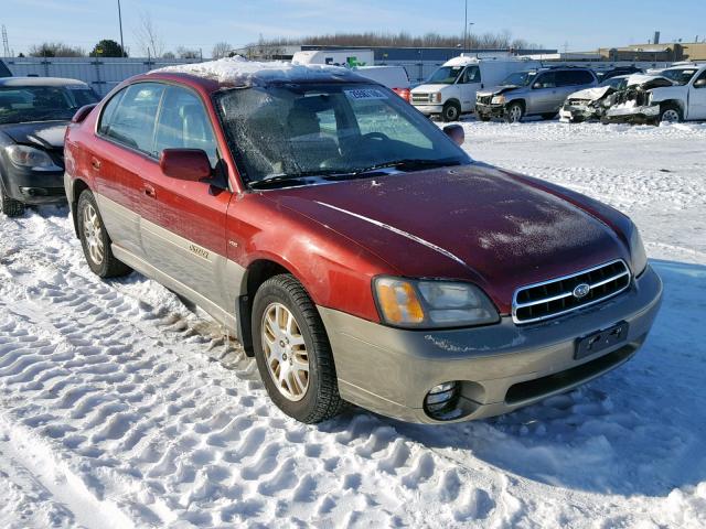 4S3BE896827200893 - 2002 SUBARU LEGACY OUT RED photo 1