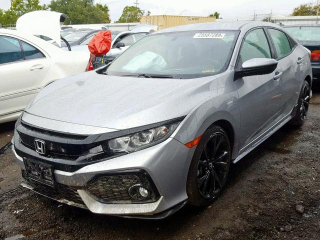 SHHFK7G45JU204784 - 2018 HONDA CIVIC SPOR SILVER photo 2