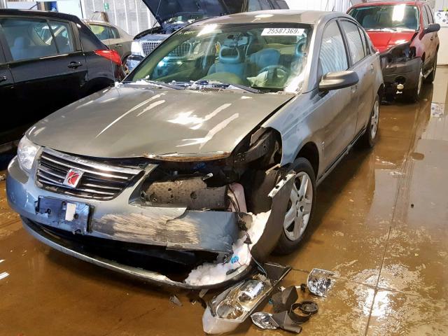 1G8AJ55F97Z184804 - 2007 SATURN ION LEVEL GRAY photo 2