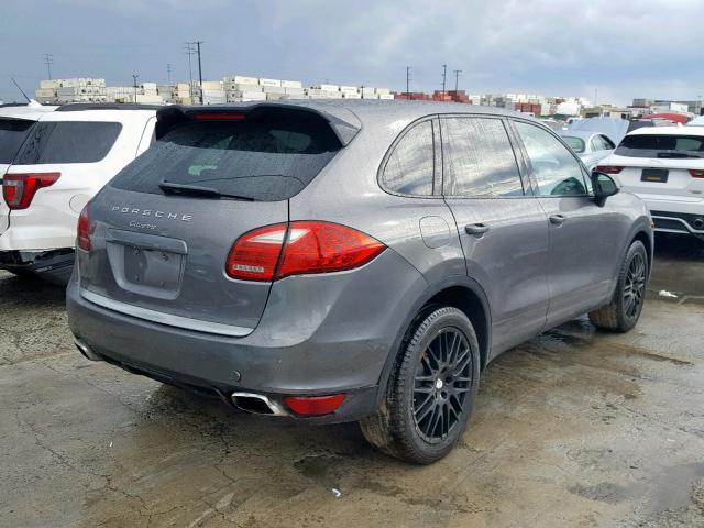 WP1AA2A23ELA04819 - 2014 PORSCHE CAYENNE GRAY photo 4