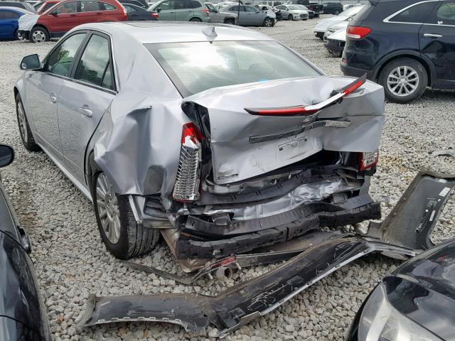 1G6DF5EG9A0142774 - 2010 CADILLAC CTS LUXURY SILVER photo 3