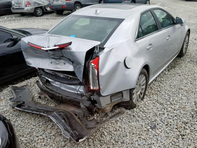 1G6DF5EG9A0142774 - 2010 CADILLAC CTS LUXURY SILVER photo 4