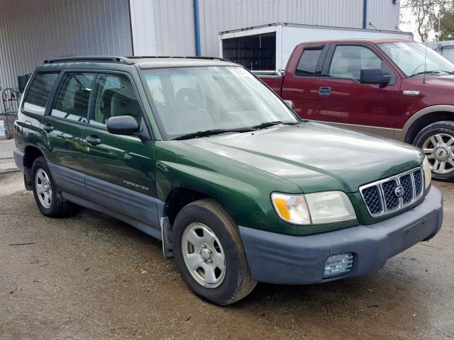 JF1SF63572H717247 - 2002 SUBARU FORESTER L GREEN photo 1