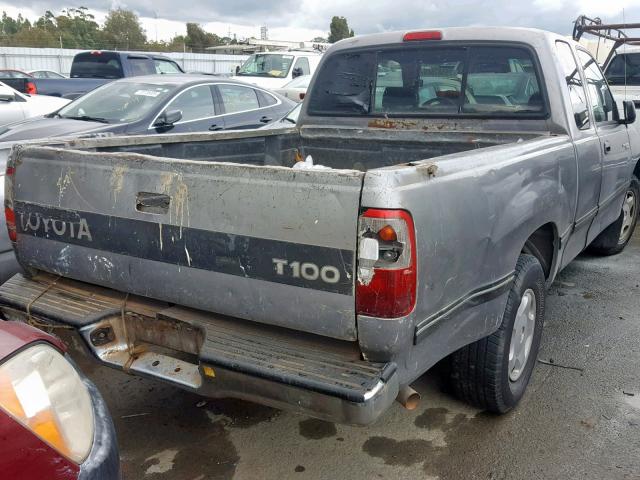 JT4TN12D2T0027659 - 1996 TOYOTA T100 XTRAC SILVER photo 4