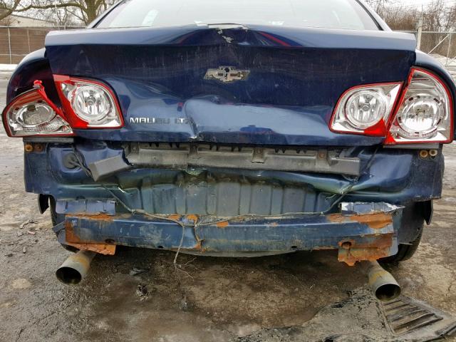 1G1ZE5E70A4109542 - 2010 CHEVROLET MALIBU LTZ 蓝色 照片 9