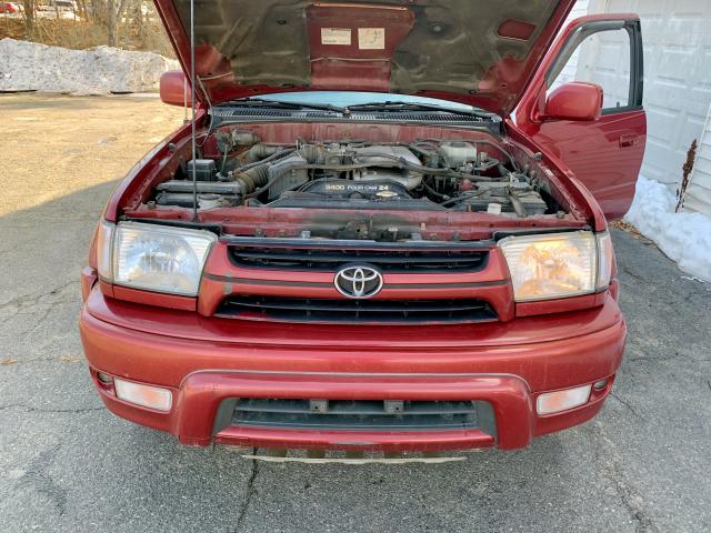 JT3HN86R520391744 - 2002 TOYOTA 4RUNNER SR BURGUNDY photo 7