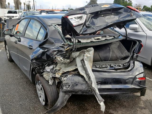 1G1BC5SM6J7133537 - 2018 CHEVROLET CRUZE LS BLACK photo 3