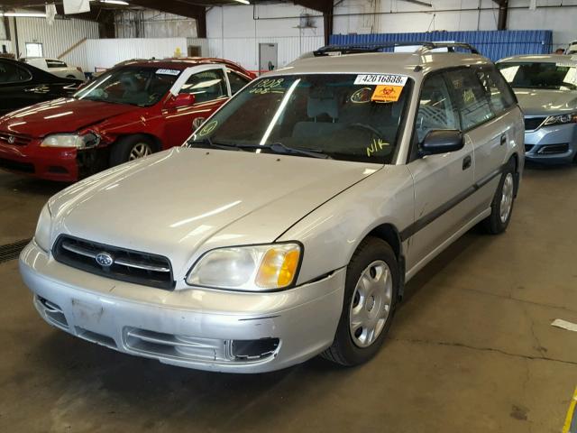 4S3BH635626300363 - 2002 SUBARU LEGACY L SILVER photo 2