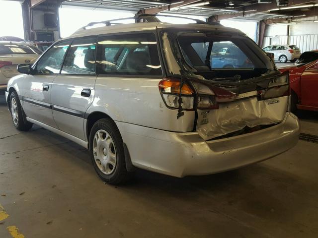 4S3BH635626300363 - 2002 SUBARU LEGACY L SILVER photo 3