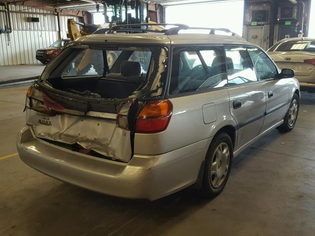 4S3BH635626300363 - 2002 SUBARU LEGACY L SILVER photo 4