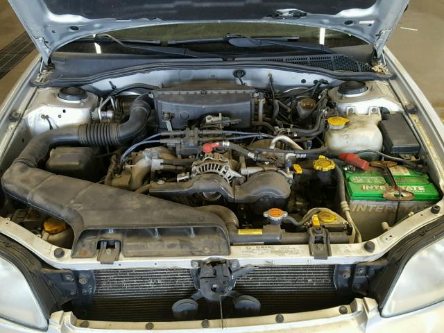 4S3BH635626300363 - 2002 SUBARU LEGACY L SILVER photo 7