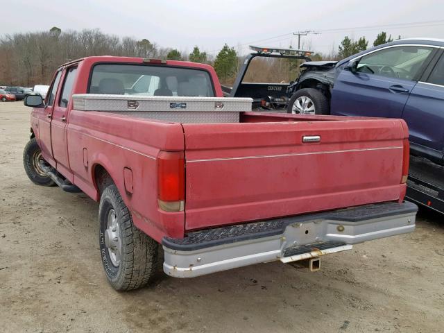 1FTJW35H8REA47487 - 1994 FORD F350 RED photo 3