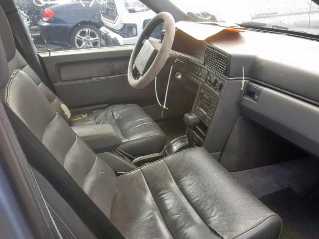 YV1GA8751L0033129 - 1990 VOLVO 760 BLUE photo 5