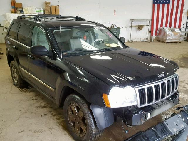 1J8HR58P07C645143 - 2007 JEEP GRAND CHER BLACK photo 1