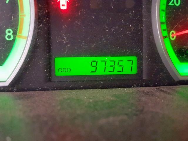 KL1TD56E09B642745 - 2009 CHEVROLET AVEO LS RED photo 8