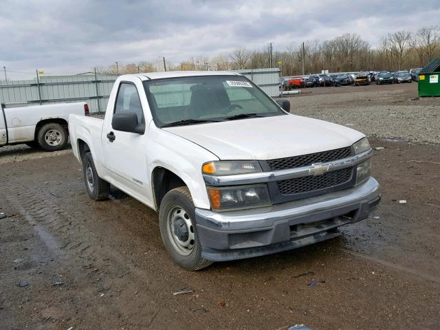 1GCCS148258153842 - 2005 CHEVROLET COLORADO WHITE photo 1