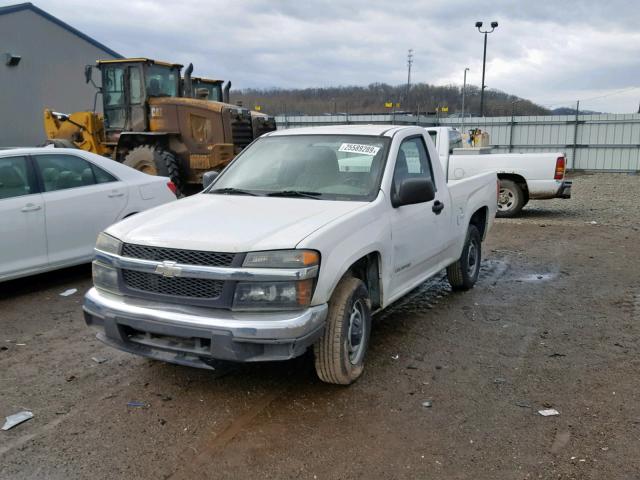 1GCCS148258153842 - 2005 CHEVROLET COLORADO WHITE photo 2