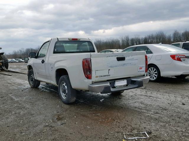 1GCCS148258153842 - 2005 CHEVROLET COLORADO WHITE photo 3