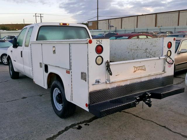 1FTNX20F3XEE42799 - 1999 FORD F250 SUPER WHITE photo 3