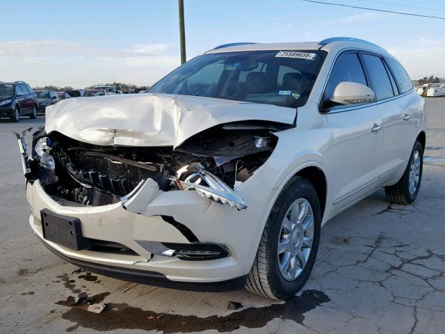 5GAKVCKD2EJ337929 - 2014 BUICK ENCLAVE WHITE photo 2