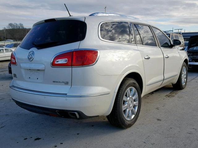 5GAKVCKD2EJ337929 - 2014 BUICK ENCLAVE WHITE photo 4