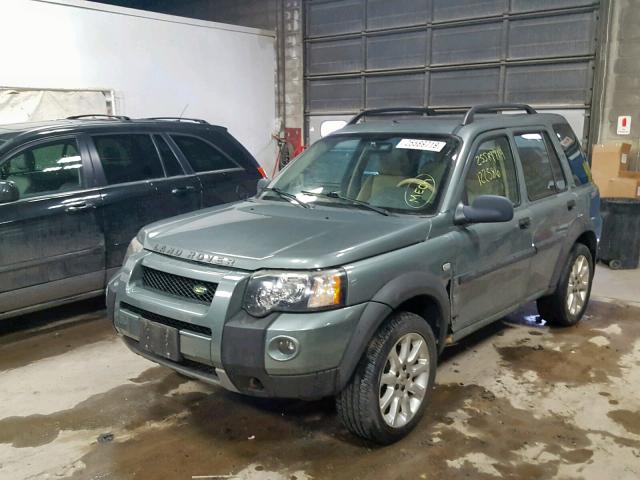 SALNE22224A439825 - 2004 LAND ROVER FREELANDER GREEN photo 2