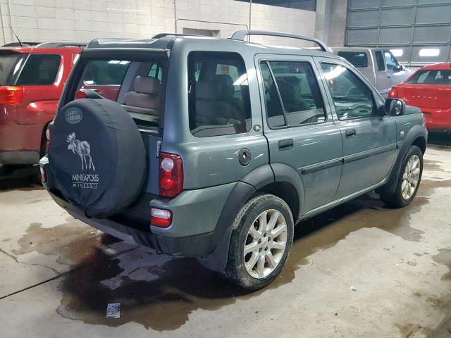 SALNE22224A439825 - 2004 LAND ROVER FREELANDER GREEN photo 4