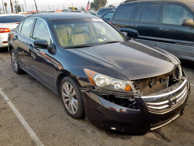 1HGCP2F8XCA066055 - 2012 HONDA ACCORD EXL BLACK photo 1